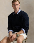 Long-Sleeve Driver Crewneck Pullover i blå bilde 11, genser fra Polo Ralph Lauren hos Image Mandal