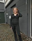 Nolana Zip Blouse i Black fra Neo Noir hos Image Mandal