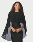 Manufi Chiffon Cape