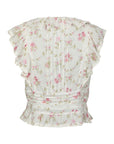 Netali Spring Flower Top i off white, bluse fra Neo Noir, bilde 9 – Image Mandal