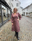 rimini heavy sateen dress