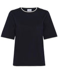Milasz Contrast Stripe Ss Pullover