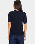 Milasz Pointelle Ss Pullover