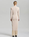 Dionrv dress i ivory, kjole fra Ravn Ravn, detaljbilde – Image Mandal
