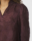 Amara Big Embroidery Blouse