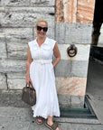 Cali kjole i Hvit, kjole fra Golightly hos Image Mandal