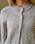 Benuta Fluffy Knit Cardigan ekstra vinkel, cardigan fra Neo Noir hos Image Mandal