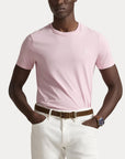Custom Slim Crew Neck Short-Sleeve T-Shirt i rosa alternativt utsnitt, t-skjorte fra Polo Ralph Lauren hos Image Mandal