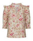 Davina Flower Rose Blouse alternativt utsnitt, skjorte fra Neo Noir hos Image Mandal