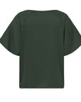Damik M Blouse i grønn sett fra siden, bluse fra MBYM hos Image Mandal