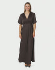 Zelina Heavy Sateen Dress