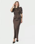 Benua Heavy Sateen Blouse