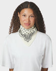 Ariya Paisley Knit Scarf