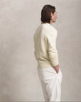 7-Gauge Crew Neck Long-Sleeve Sweater på modell, genser fra Polo Ralph Lauren hos Image Mandal
