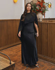 Manufi Chiffon Cape