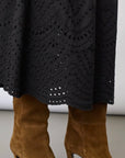 Poppycc Pleat Scallop Skirt