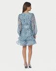 Mabella Crepe Print Dress