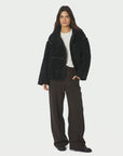 Castor Faux Fur Jacket