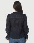 Amara Big Embroidery Blouse