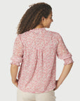 Diana Blurred Blouse i rose bakfra, skjorte fra Neo Noir hos Image Mandal