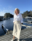 Lunacc Belt Pleat Skirt stylet antrekk, skjørt fra Co'couture hos Image Mandal