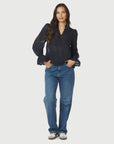 Amara Big Embroidery Blouse