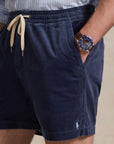 Woven-Shorts i marineblå stylet antrekk, shorts fra Polo Ralph Lauren hos Image Mandal