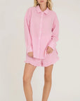 Sonja Shirt i rosa sett fra siden, skjorte fra A-view hos Image Mandal