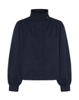 Olinasz Short Jacket i marineblå alternativt utsnitt, yttertøy fra Saint Tropez hos Image Mandal