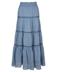 Felicia Voile Skirt Blå i smoke blå i bomull, skjørt fra Neo Noir hos Image Mandal