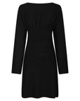 Holla Knit Dress i sort stylet antrekk, kjole fra Neo Noir hos Image Mandal