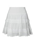 Heidie Ruffle Skirt i hvit, topp fra Neo Noir hos Image Mandal