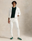 Long-Sleeve Hoodie i wht/blk pp sett fra siden, genser fra Polo Ralph Lauren hos Image Mandal