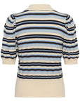 Philliasz Pullover på modell, cardigan fra Saint Tropez hos Image Mandal