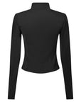 Nolana Zip Blouse i Black fra Neo Noir hos Image Mandal