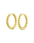 Hildur - Bubble Hoop Earrings Stainless Steel i plated base metal, tilbehør fra Timi Of Sweden hos Image Mandal