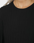 Wallina Peplum Knit Blouse