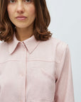 Hoppa Blouse i rosa bakfra, bluse fra MBYM hos Image Mandal