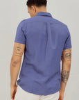 Sawyer Shirt i blå denim sett fra siden, skjorte fra Urban Pioneers hos Image Mandal