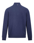 Sairus Halfzip i mid blå nærbilde av detaljer, genser fra Urban Pioneers hos Image Mandal