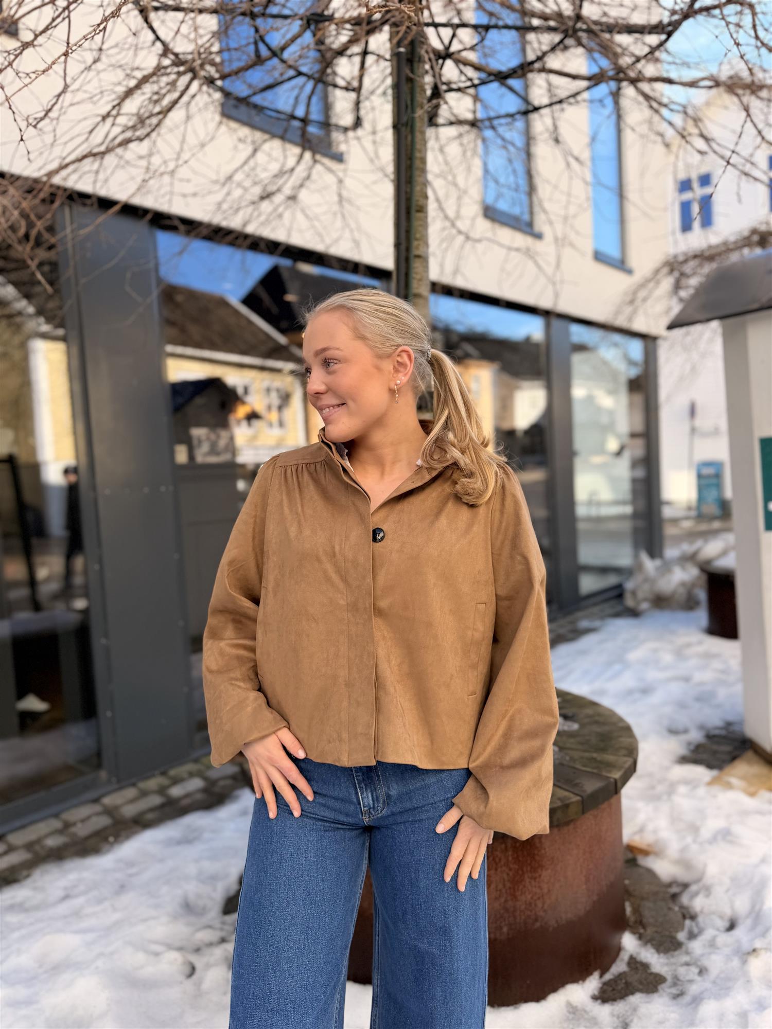 Tirsa Faux Suede Jacket