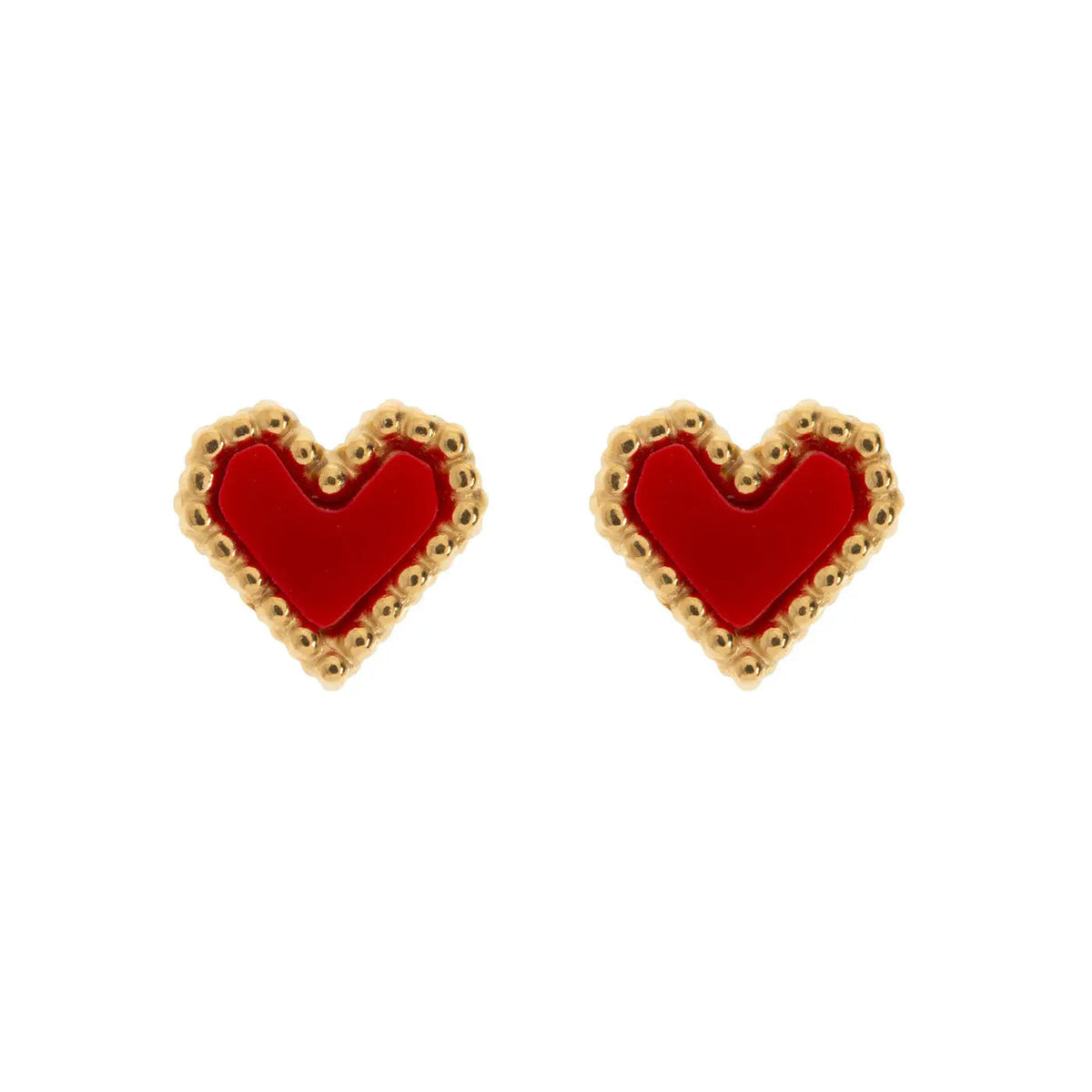 Timi Sarah Heart ørepynt – packshot av paret