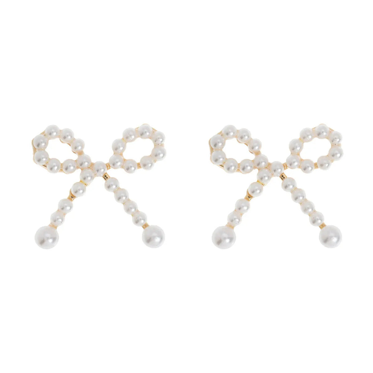 Timi Juliette Cute Pearl Bow ørepynt – packshot av paret