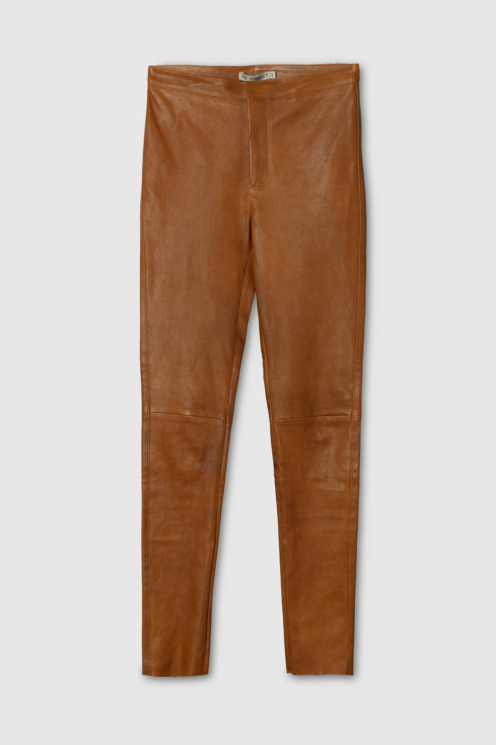 The product Leather Leggings skinnleggings – liggende packshot forfra