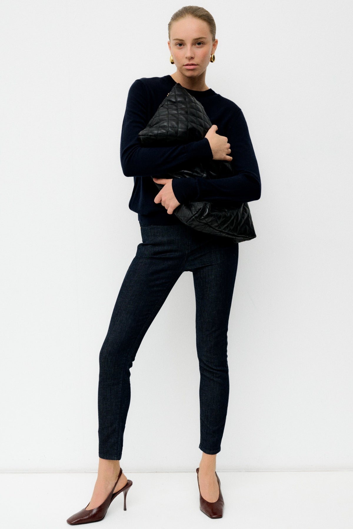 Ivy Copenhagen Alexa jeans – helfigur forfra på modell