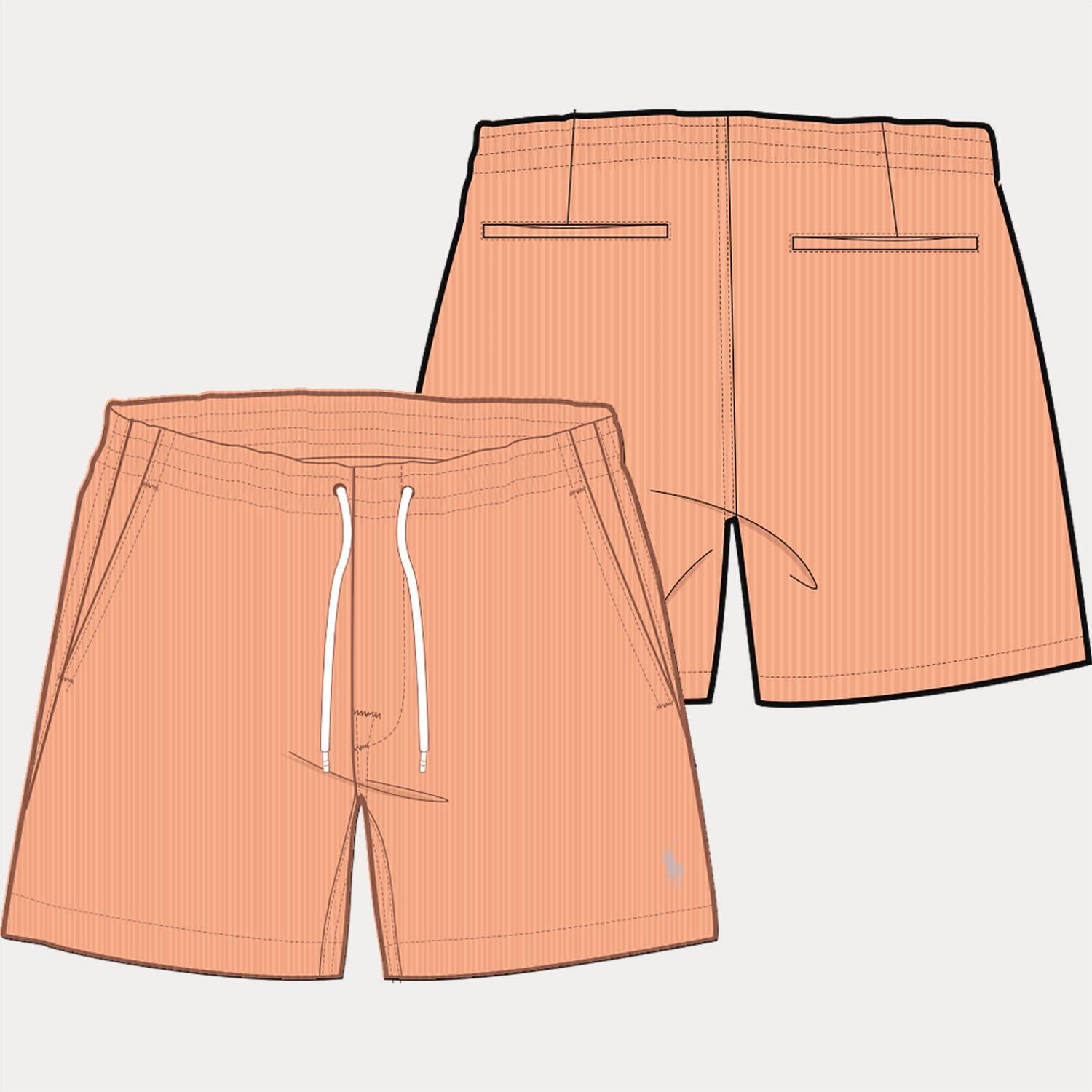 Woven-Shorts i oransje styling-inspirasjon, shorts fra Polo Ralph Lauren hos Image Mandal