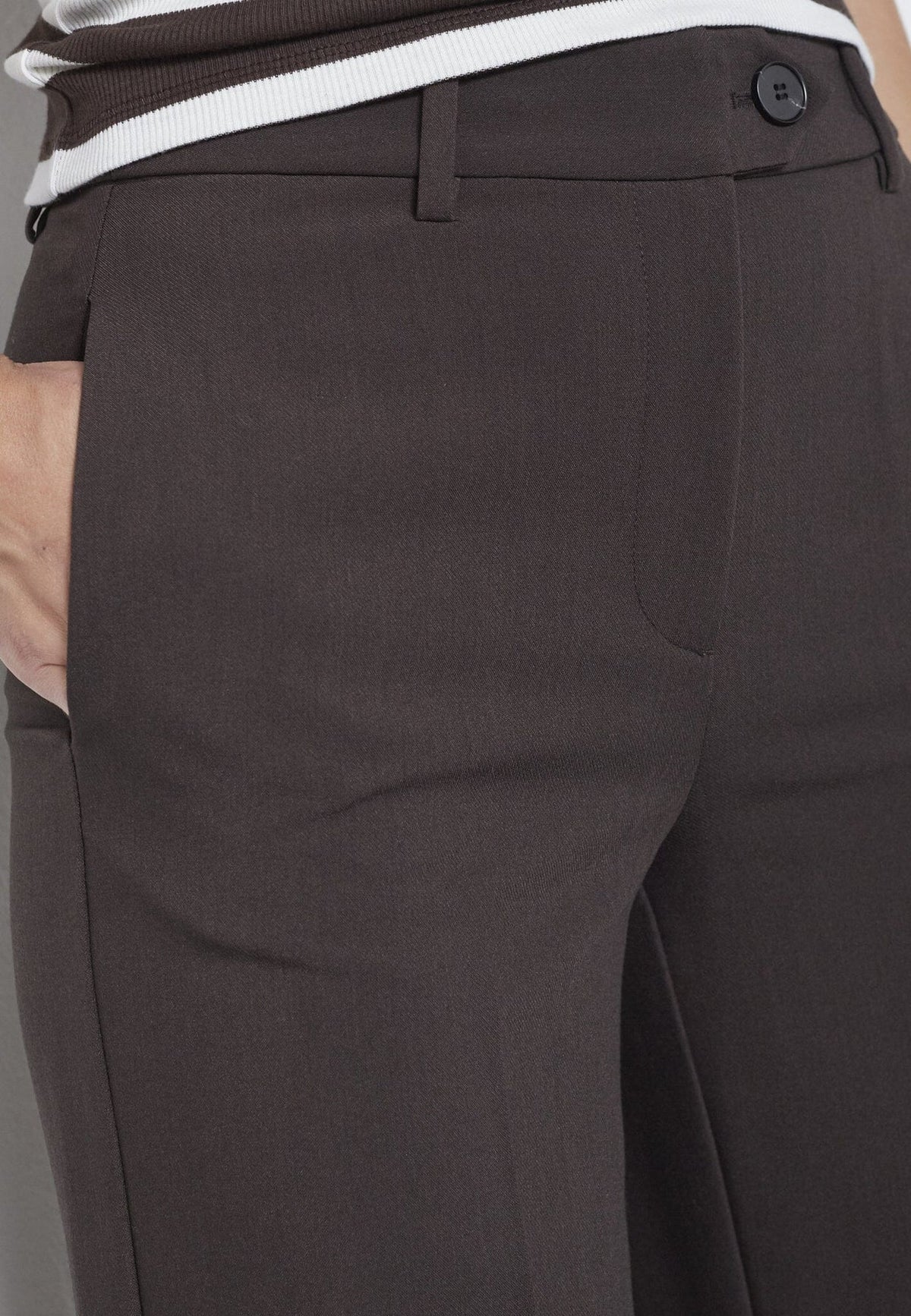 Co'couture Vola Wide bukse – detalj av linning og knapp