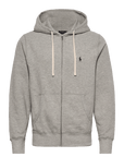 Polo Ralph Lauren RL Fleece hettegenser med glidelås – liggende packshot forfra