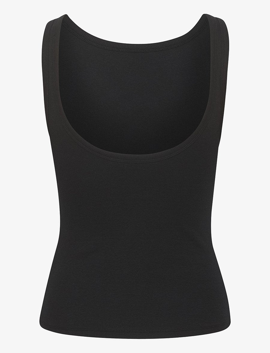 Gestuz Drew SL Reversible topp – bakfra med dyp rygg
