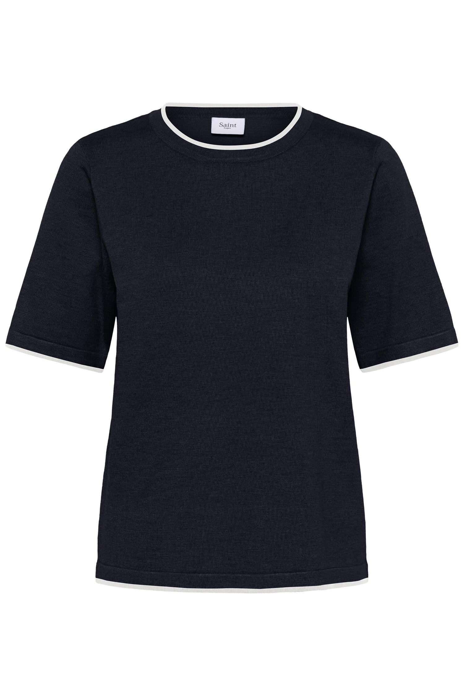 Milasz Contrast Stripe Ss Pullover